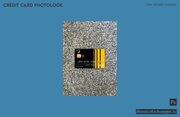 Tschadische Geschäftsbank – Tschad Visa-Karte (Fotobeispiel-Vorschau)